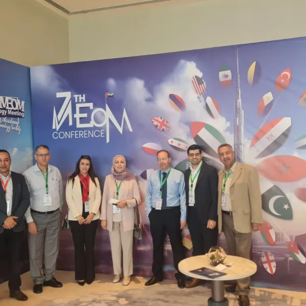 وفد الجمعية لمؤتمر MEOM في دبي 