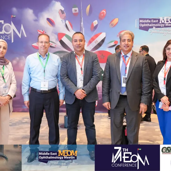 وفد الجمعية لمؤتمر MEOM في دبي 